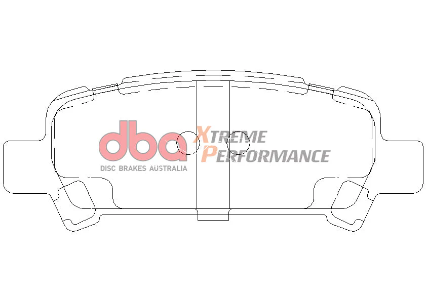 2000-2008 Subaru Legacy & More | DBA XP Street Series Brake Pads [Rear] | DB1379XP - Image 5
