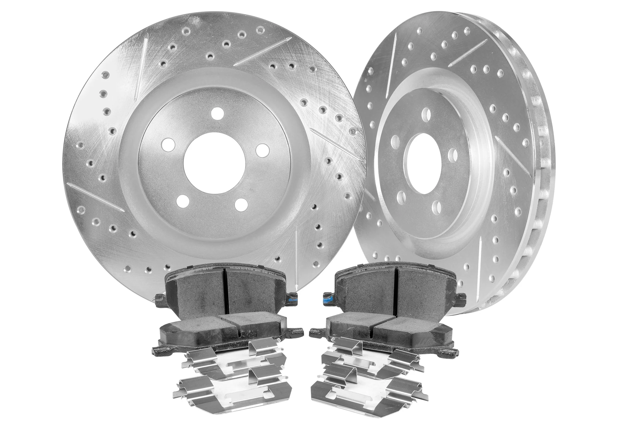 2003-04 Infiniti FX35 / FX45 Front Cross Drilled & Slotted 1-Pc Rotors (Set of 2) - NIS81009 - Image 5