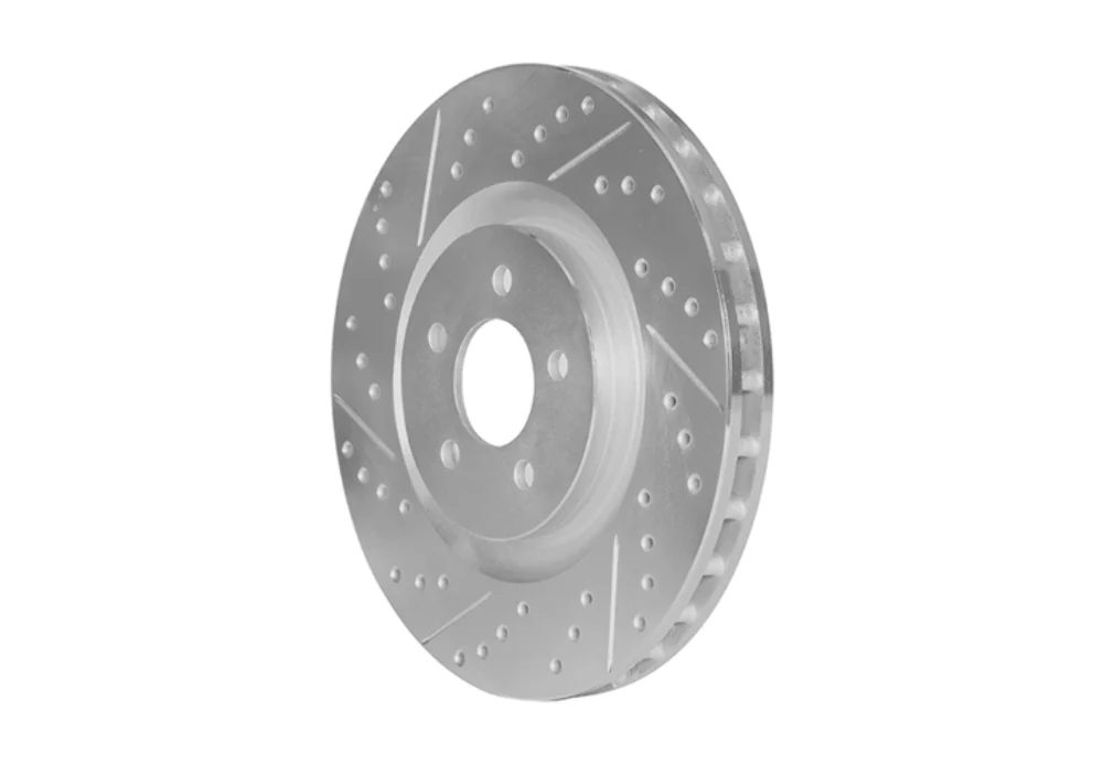 2003-05 Infiniti G35 / Nissan 350Z [Z33] - STILLEN Cross Drilled & Slotted 1-Piece Sport Rotors - w/Standard Calipers (Set of 4) NIS91002 - Image 4