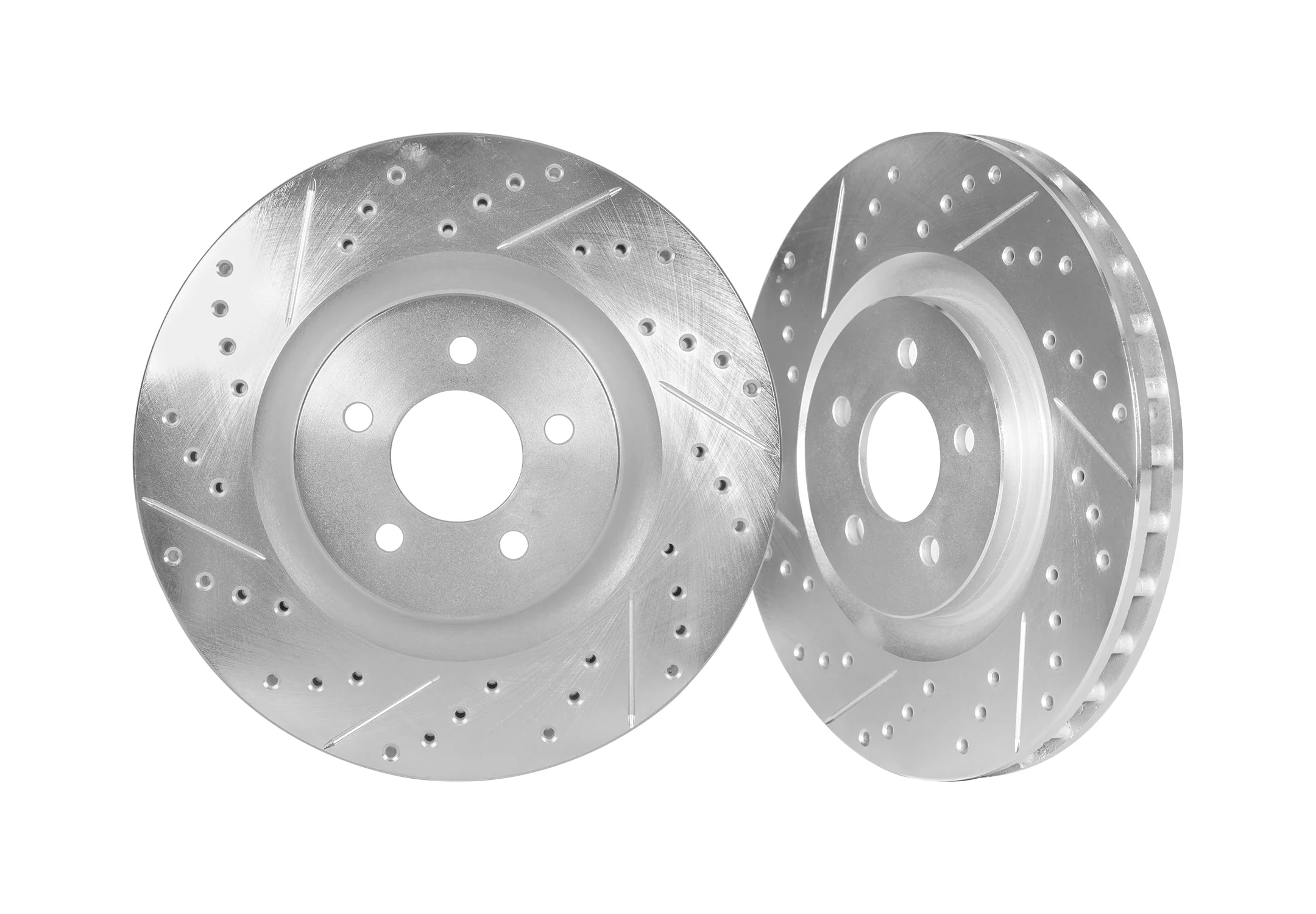 2005-08 Infiniti FX35 / FX45 Cross Drilled & Slotted 1-Pc Rotors (Set of 4) - NIS91010 - Image 4
