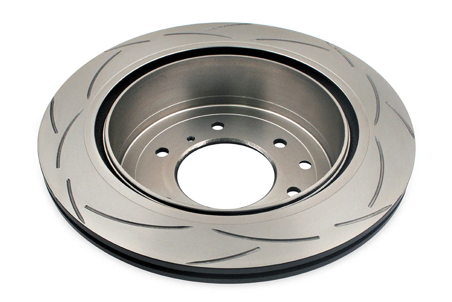 2006 Mitsubishi Montero Limited | DBA Street Series T2 Slot Brake Rotor [Rear] | DBA2219S - Image 3