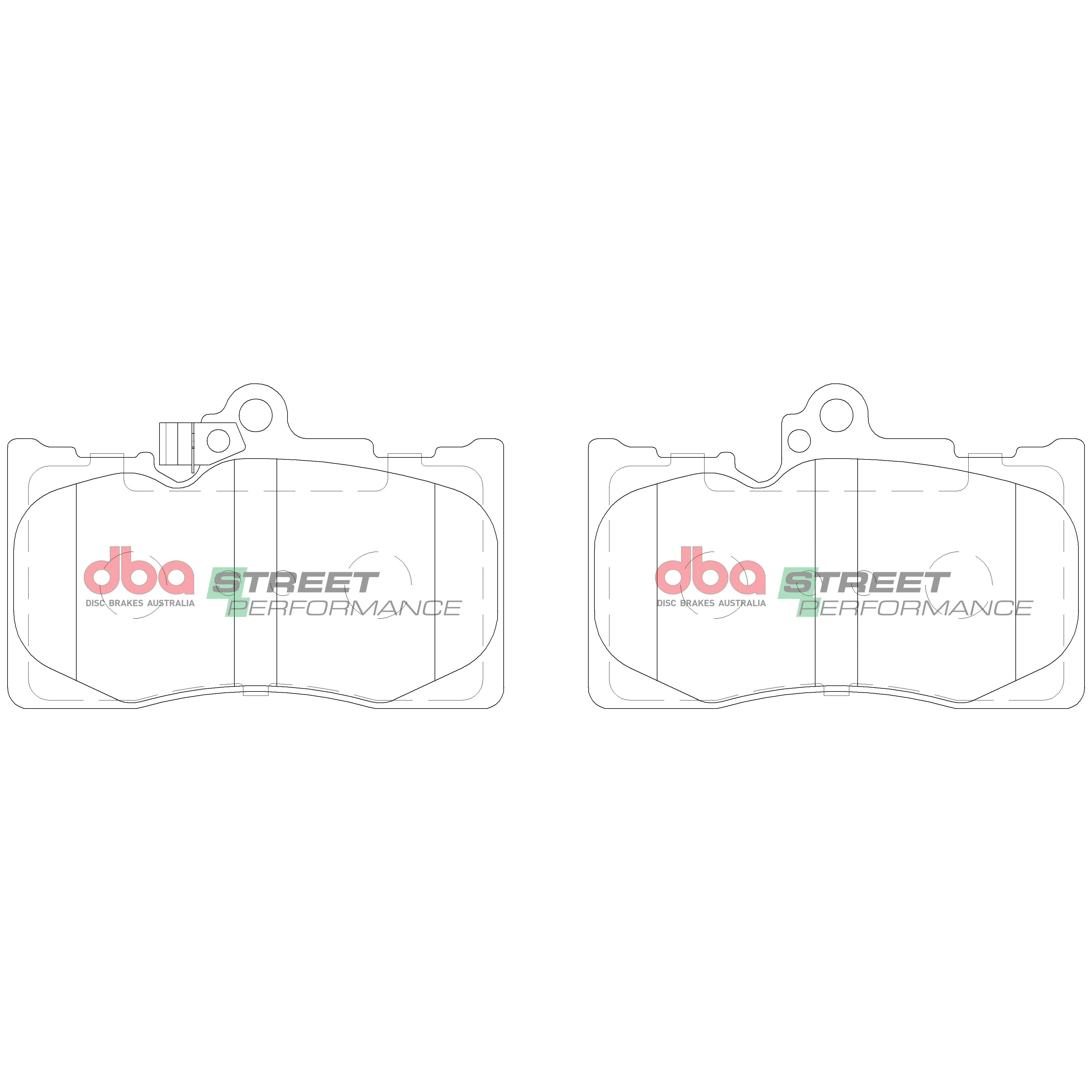 2007-2011 Lexus GS350 & More | DBA SP Street Series Brake Pads [Front] | DB2255SP - Image 5