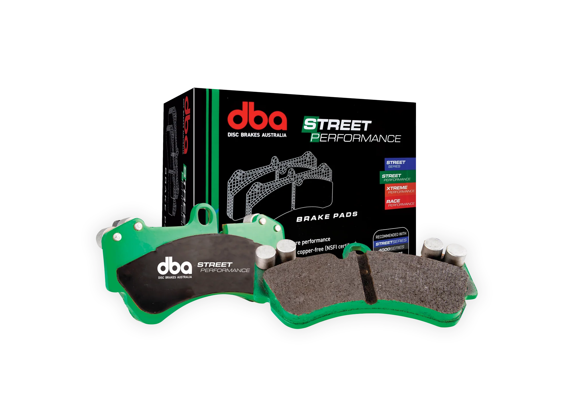 2008-2012 Subaru Outback & More | DBA SP Street Series Brake Pads [Rear] | DB1803SP - Image 2