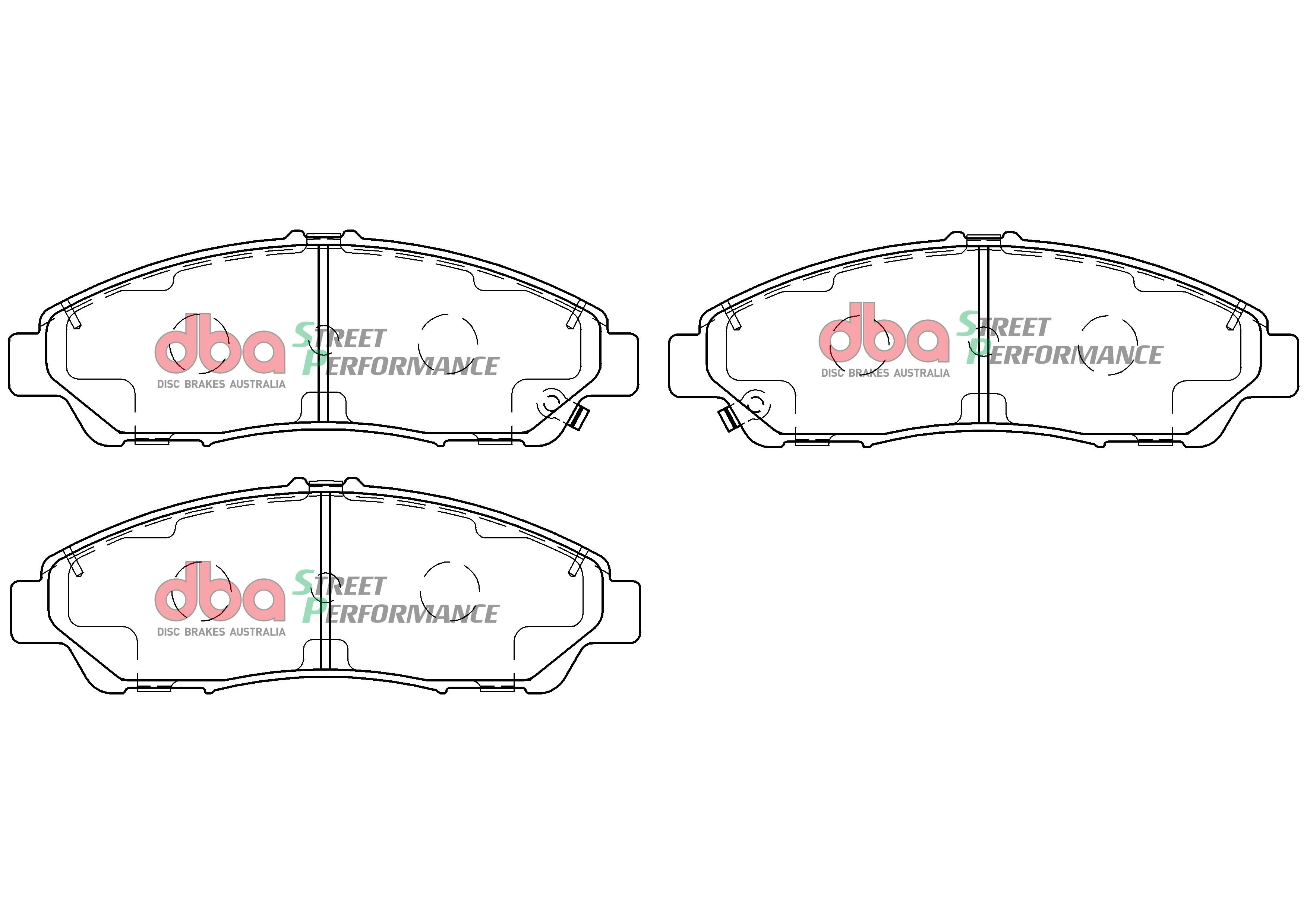 2014-2018 Honda Pilot & More | DBA SP Street Series Brake Pads [Front] | DB8396SP - Image 5