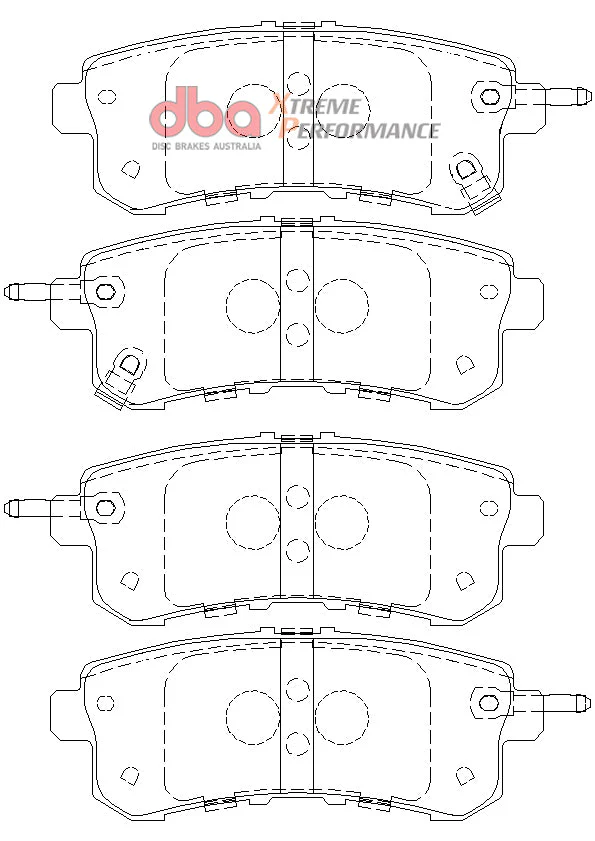 2016-2019 INFINITI QX80 & More | DBA XP Street Series Brake Pads [Rear] | DB2244XP - Image 5
