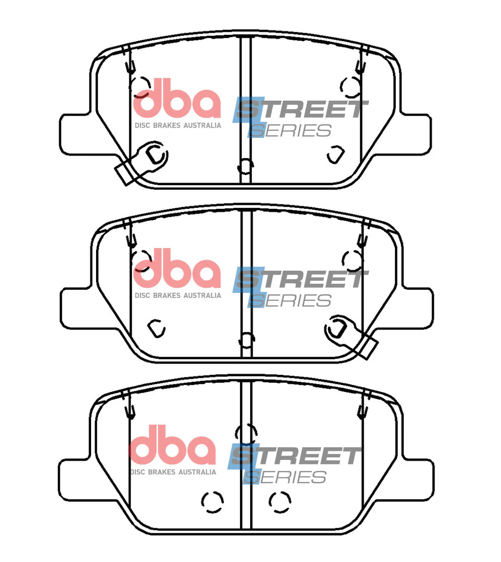 2020-2023 Kia Stinger & More | DBA SS Street Series Brake Pads [Rear] | DB15090SS - Image 5