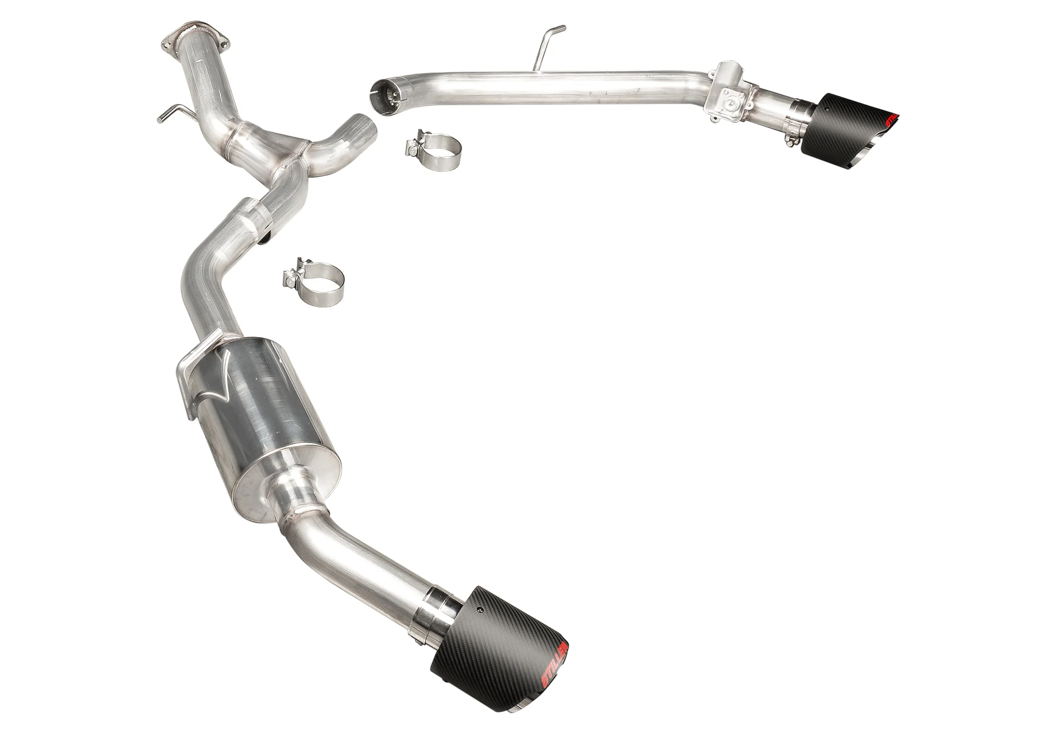 2022+ Hyundai Elantra N - STILLEN Axle-Back Exhaust System - 504200 / 504201 / 504204 - Image 6