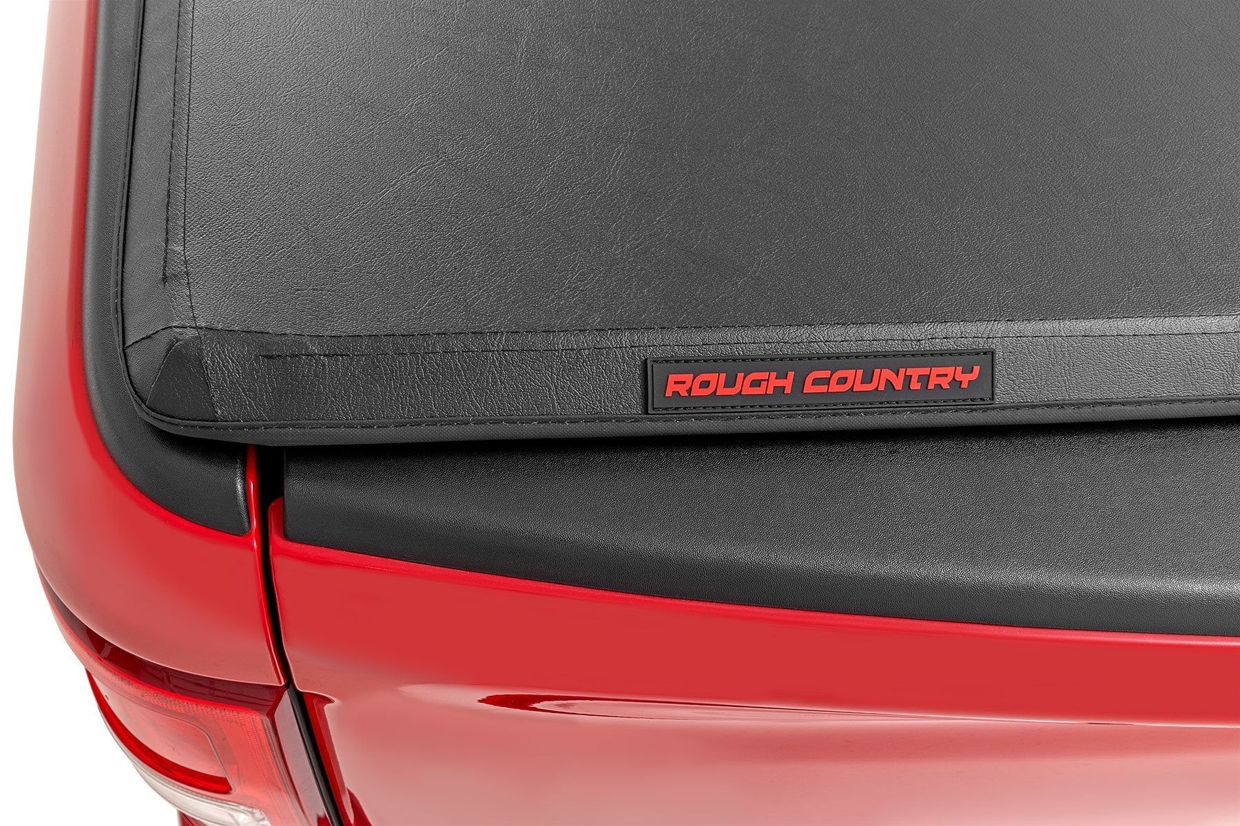 Bed Cover | Tri Fold | Soft | 5'9" Bed | Chevrolet Silverado/GMC Sierra 1500 | 2019-2022 | Rough Country | 41308550A - Image 3