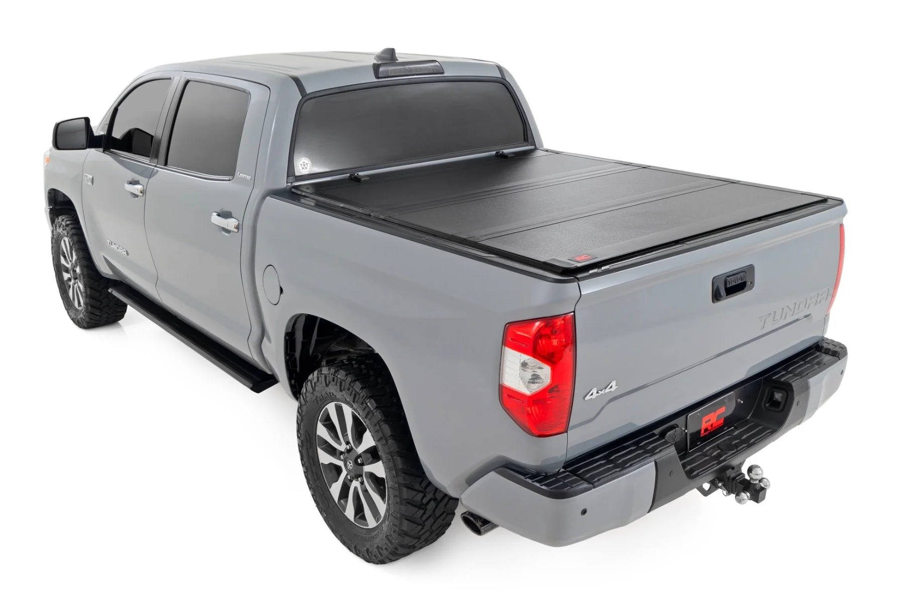 Hard Low Profile Bed Cover | 5'7" Bed | Cargo Mgmt | Toyota Tundra | 2007-2021 | Rough Country | 49414551 - Image 3