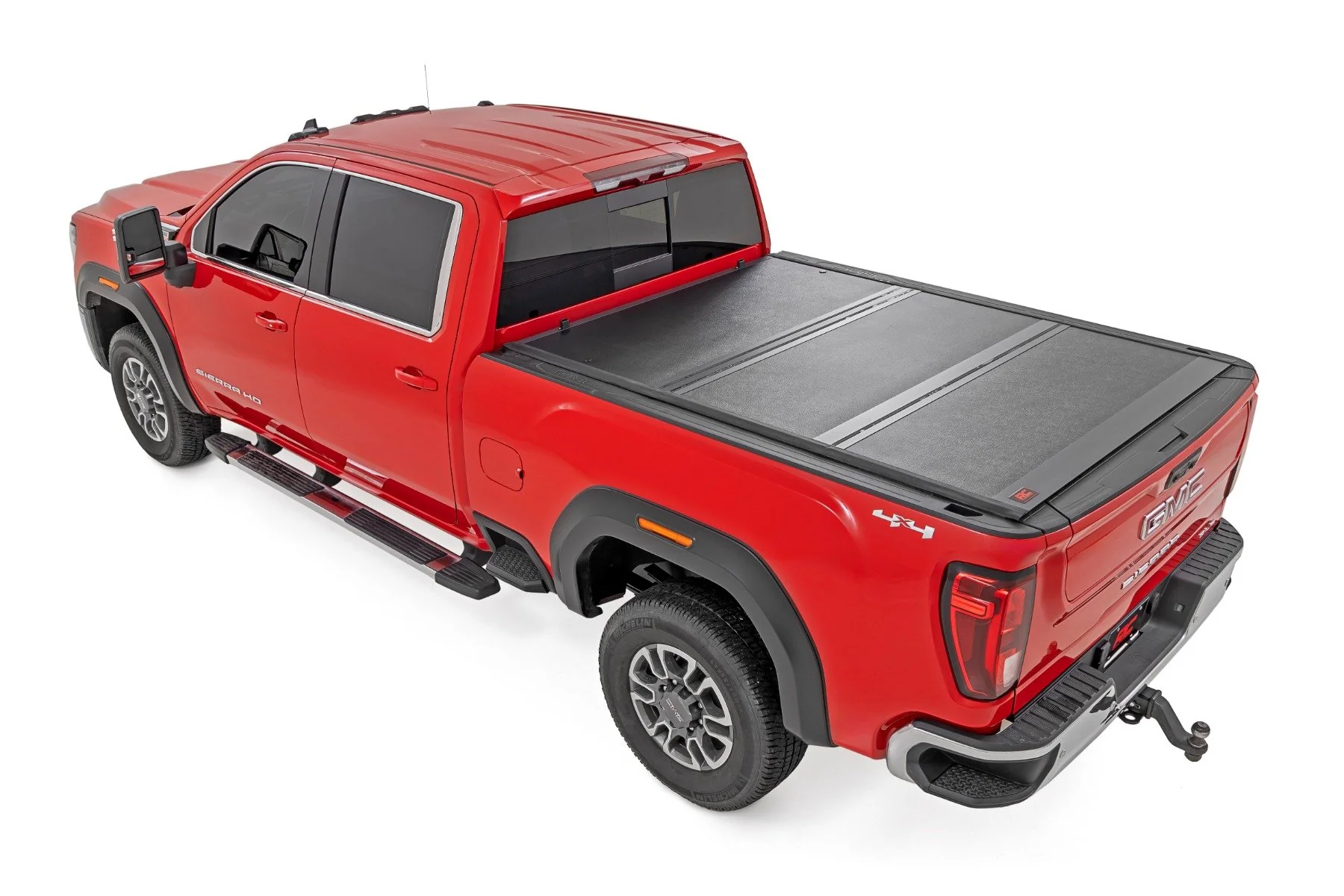 Hard Low Profile Bed Cover | 6'7" Bed | Rail Caps | Chevrolet Silverado/GMC Sierra 2500HD | 2020-2022 | Rough Country | 47120651B - Image 3