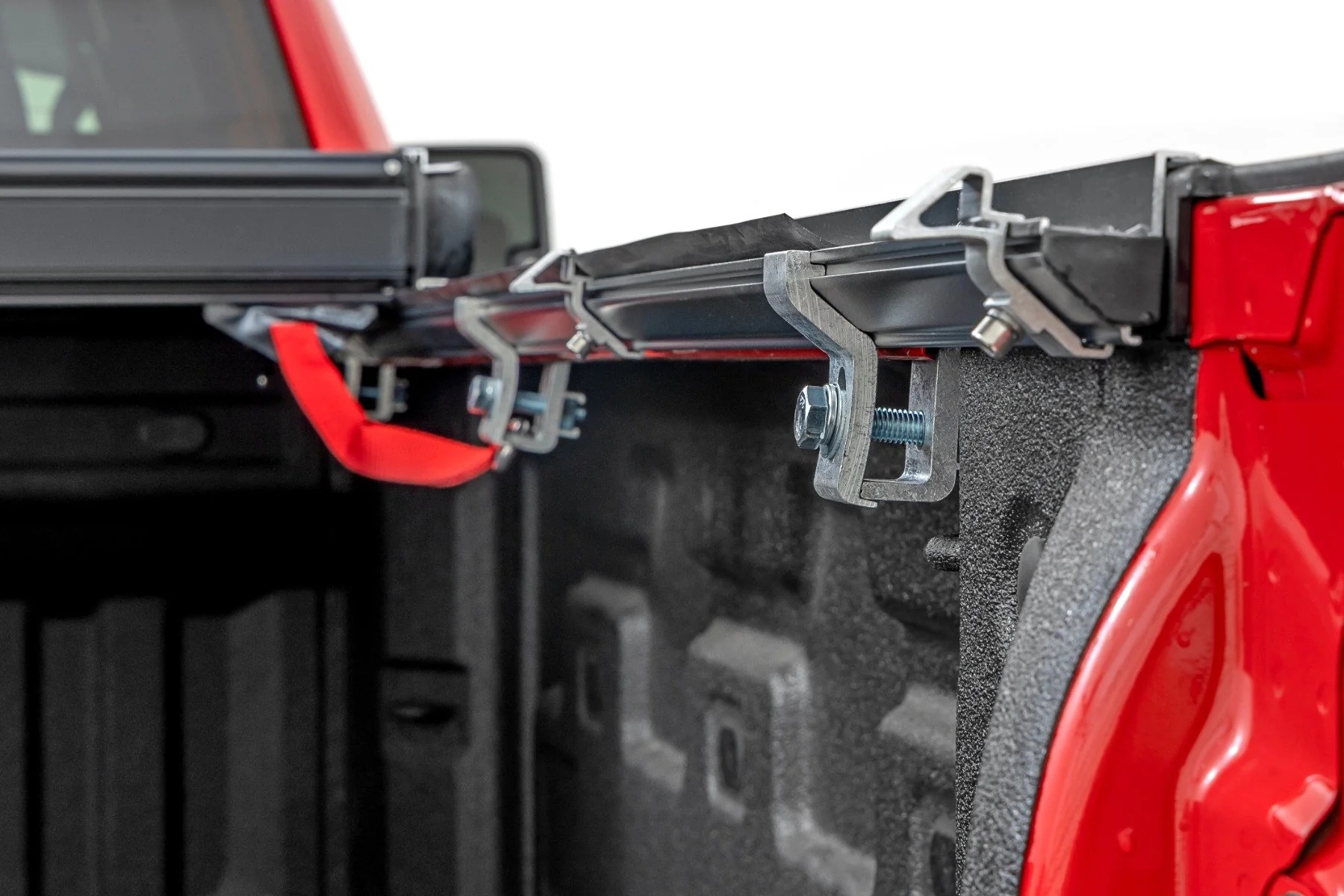 Hard Low Profile Bed Cover | 6'7" Bed | Rail Caps | Chevrolet Silverado/GMC Sierra 2500HD | 2020-2022 | Rough Country | 47120651B - Image 5
