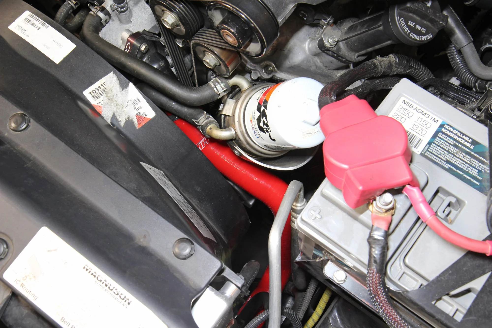 HPS 57-2056-RED Toyota 2005-2015 Tacoma 4.0L V6 Supercharged-Radiator Hose - Image 2