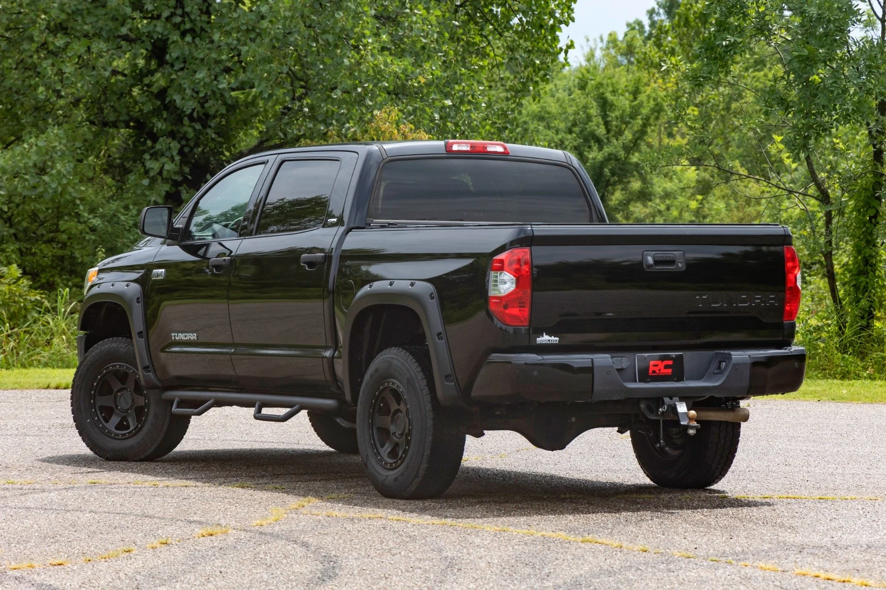 Nerf Steps | Full Length | Crew | 5.5 Ft Bed | Toyota Tundra | 2007-2021 | Rough Country | RCT0786CCB - Image 5