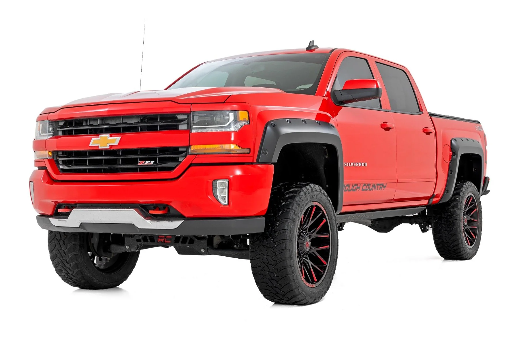 Pocket Fender Flares | 5.8 Ft Bed | Chevy Silverado 1500 | 2014-2015 | Rough Country | F-C11413A - Image 3
