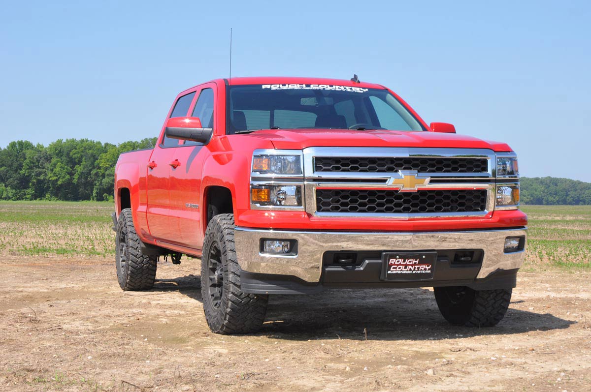 2.5 Inch Lift Kit | Vertex | Chevrolet Silverado/GMC Sierra 1500 | 2007-2018 | Rough Country | 1320V - Image 3