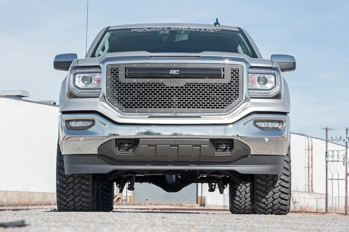 3.5 Inch Lift Kit | Cast Steel LCA | Vertex | Chevrolet Silverado/GMC Sierra 1500 | 2014-2018 | Rough Country | 12450 - Image 3