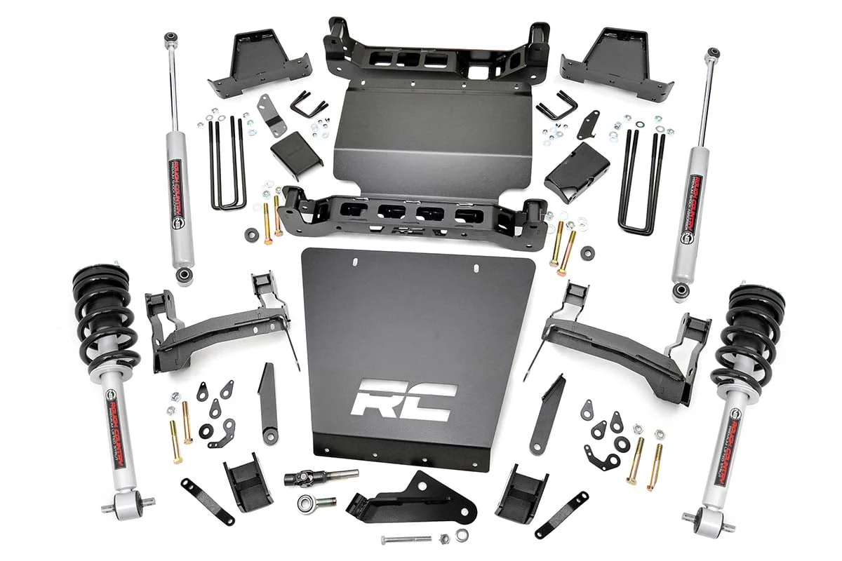 7 Inch Lift Kit | Bracket | N3 Struts | Chevrolet Silverado/GMC Sierra 1500 | 2014-2016 | Rough Country | 29833 - Image 3