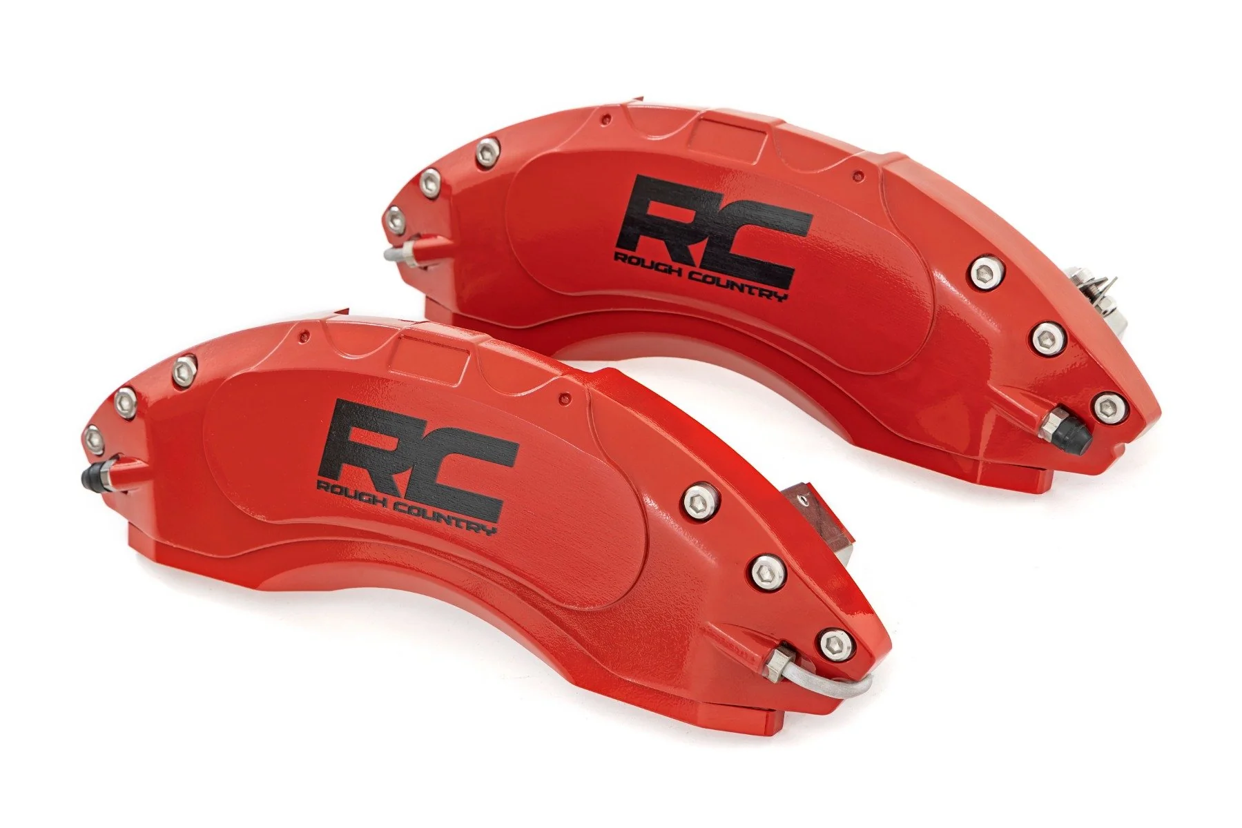 Caliper Cover | Red | Chevrolet Silverado/GMC Sierra 1500 | 2019-2021 | Rough Country | 71106A - Image 6
