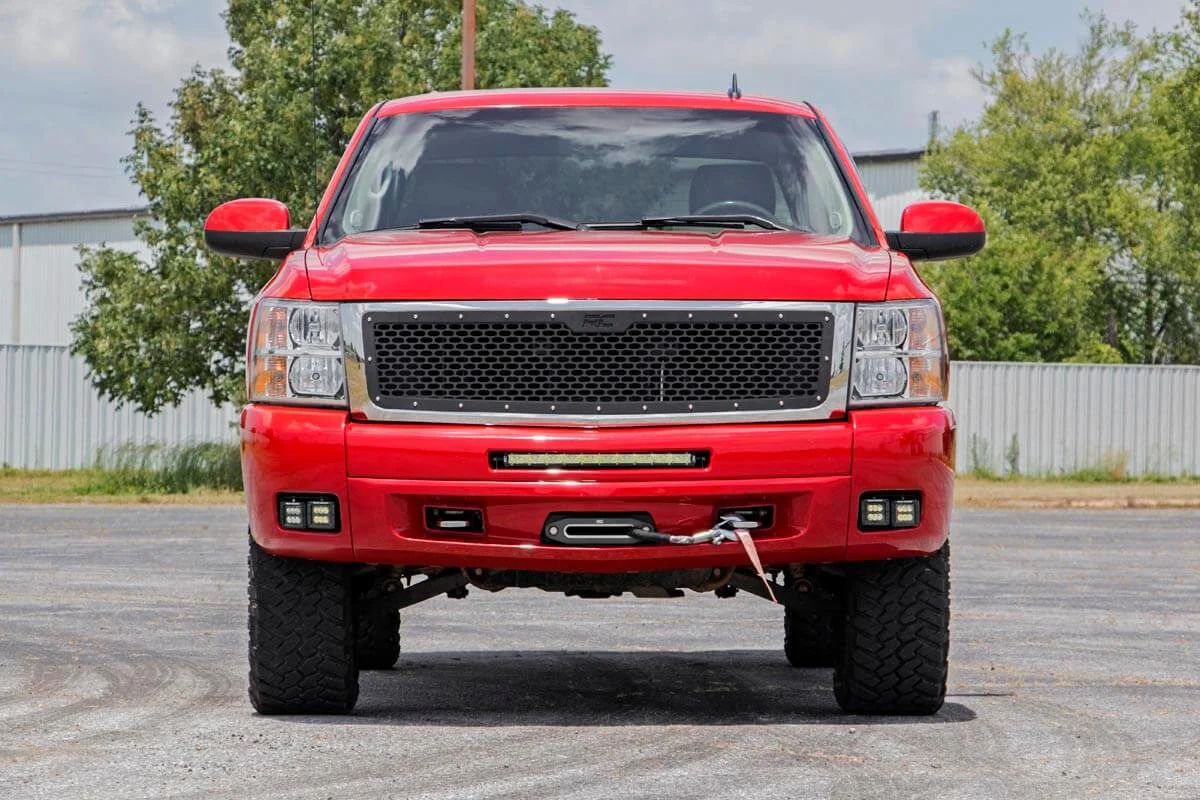 Chevrolet LED Fog Light Kit | Black Series w/ Amber DRL (07-13 Silverado 1500) | 2007-2013 | Rough Country | 70762DRLA - Image 3