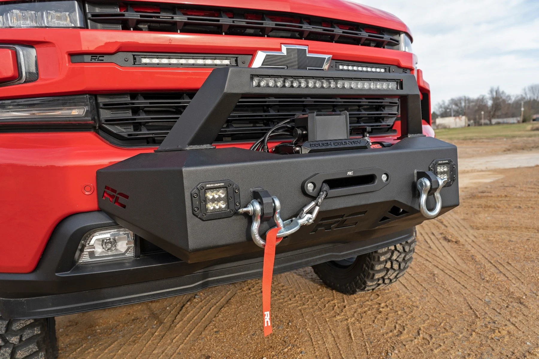 EXO Winch Mount Kit | Chevy Silverado 1500 2WD/4WD | 2019-2021 | Rough Country | 10765 - Image 3