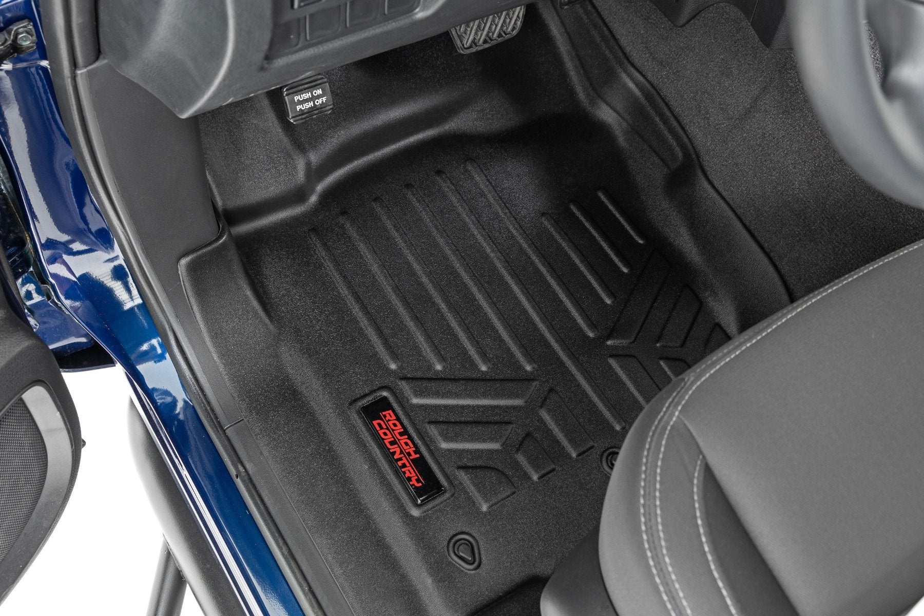 Floor Mats | FR & RR | Crew Cab | Nissan Titan /Titan XD | 2017-2021 | Rough Country | M-81712 - Image 3