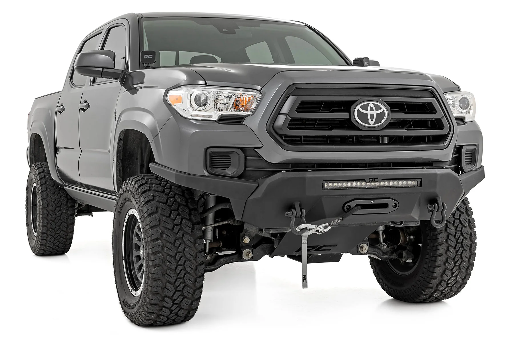 Front Bumper | |High Clearance | Hybrid | Toyota Tacoma | 2016-2022 | Rough Country | 10713 - Image 4