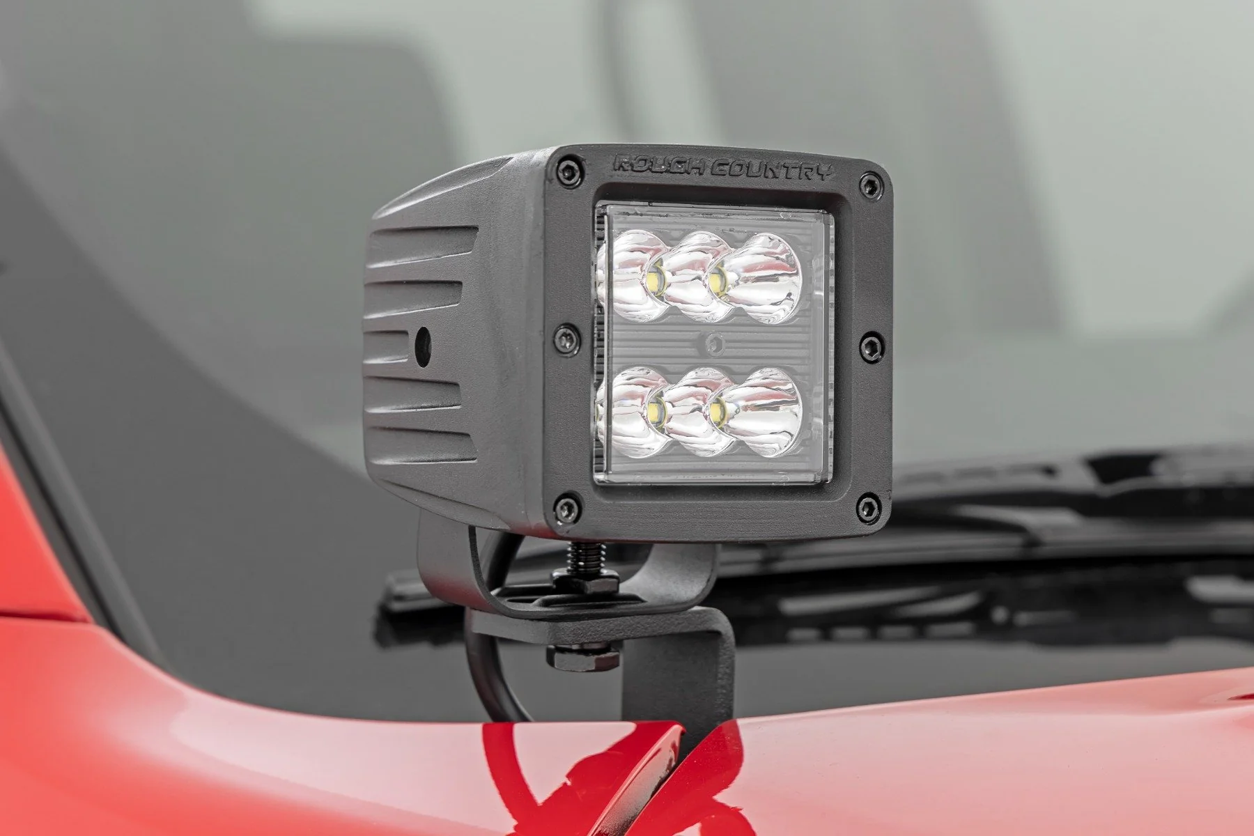 LED Light | Ditch Mount | 2" Black Pair | White DRL | Nissan Frontier | 2022-2022 | Rough Country | 71066 - Image 2