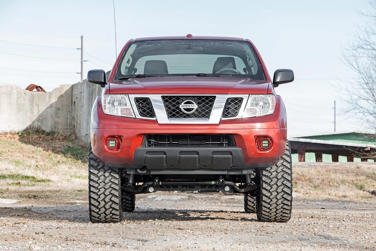 LED Light | Fog Mount | 2" Black Pair | Spot | Nissan Frontier | 2005-2020 | Rough Country | 71023 - Image 4