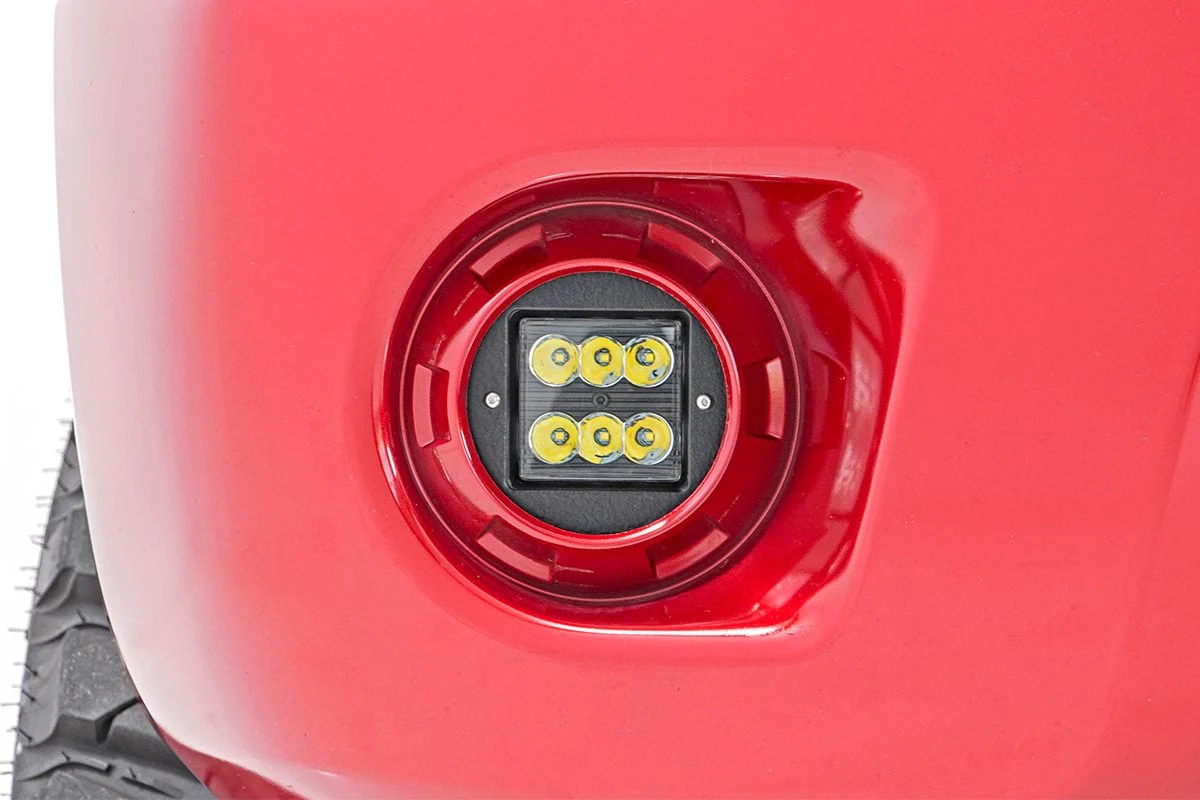 LED Light | Fog Mount | 2" Black Pair | Spot | Nissan Frontier | 2005-2020 | Rough Country | 71023 - Image 6