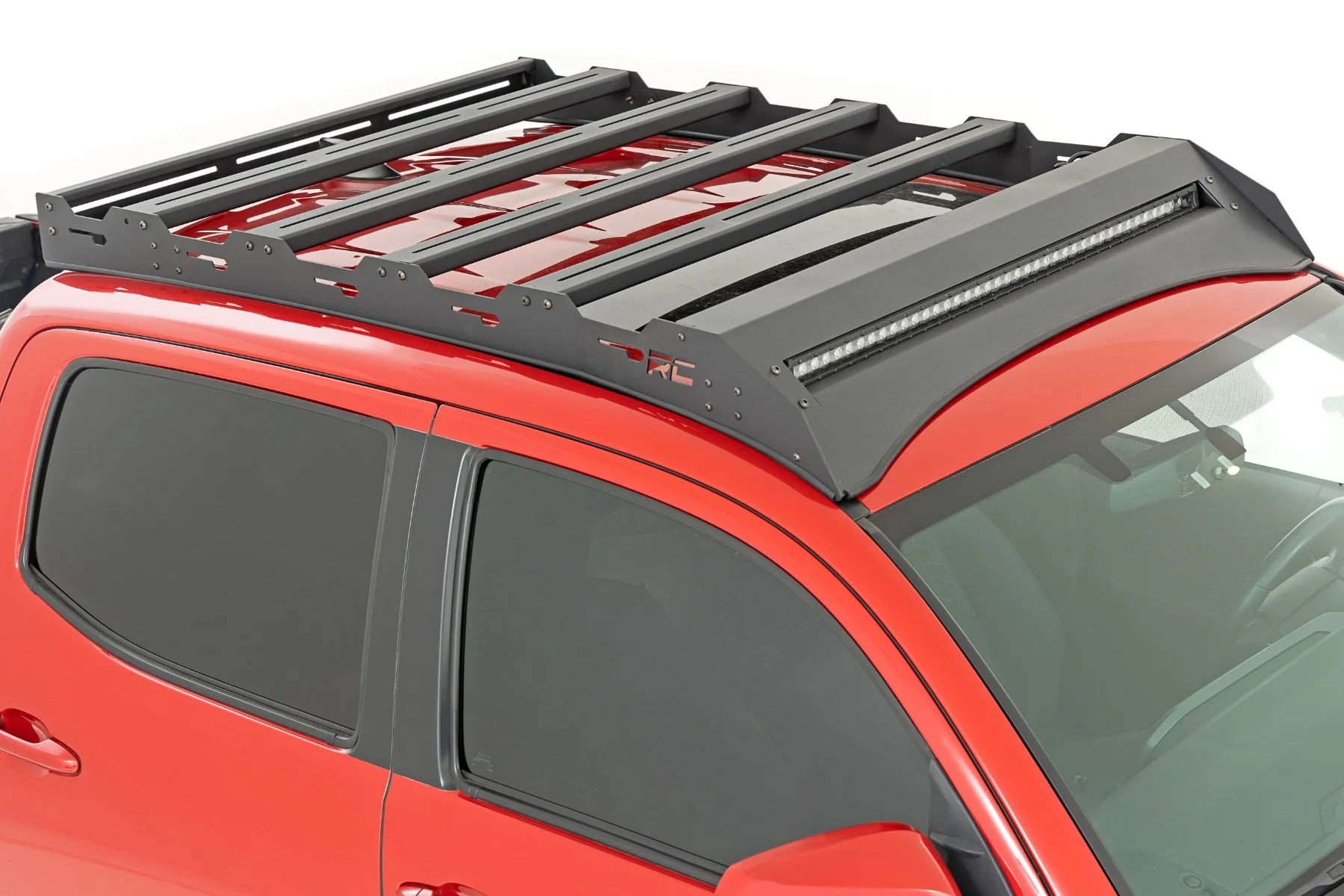 Roof Rack | Front LED Lights | Toyota Tacoma 2WD/4WD | 2005-2022 | Rough Country | 73107 - Image 2