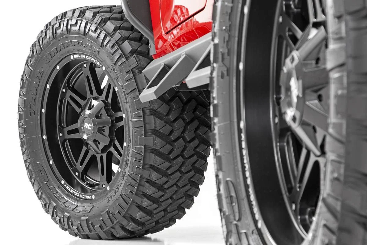 Rough Country 94 Series Wheel | One-Piece | Matte Black | 20x10 | 8x6.5 | -18mm | 1988-2000 |  94201010 - Image 4