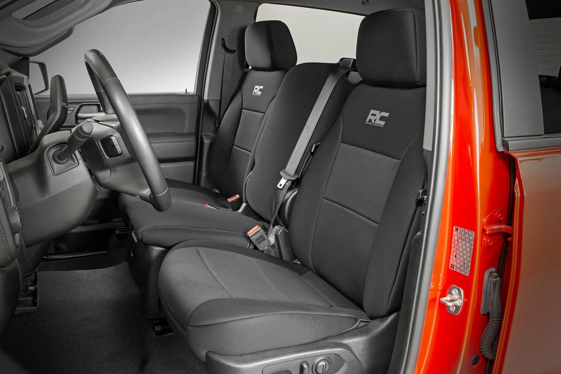 Seat Covers | FR 40/40/20 & RR Back Storage | Chevrolet Silverado/GMC Sierra 1500 | 2019-2022 | Rough Country | 91037 - Image 2