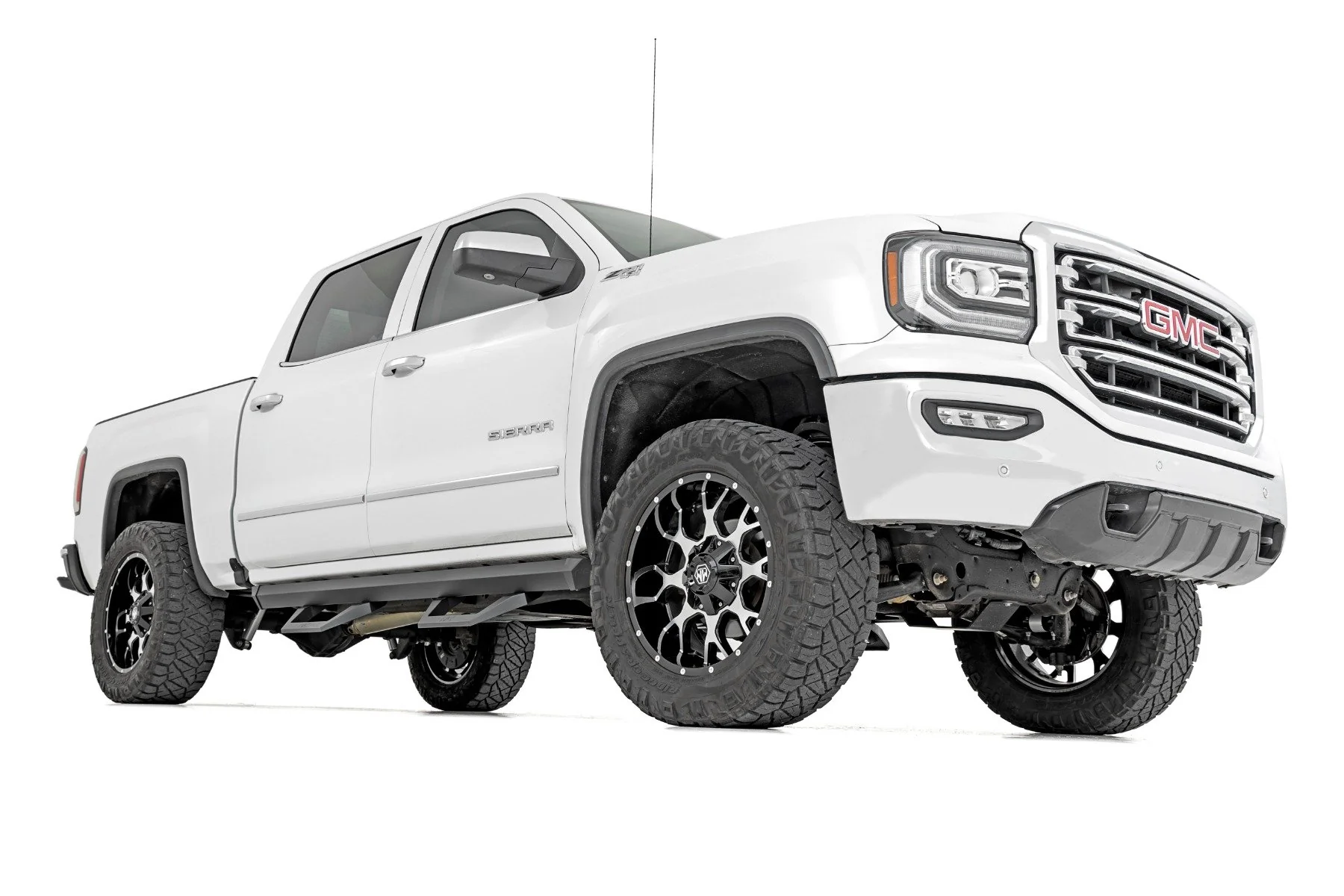 SRX2 Adj Aluminum Step | Crew Cab | Chevrolet Silverado/GMC Sierra 1500/2500HD/3500HD | 2007-2018 | Rough Country | 11009A - Image 2